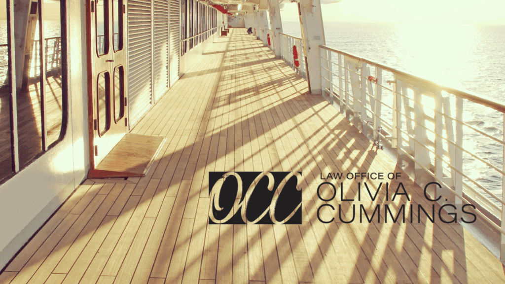 View of a ship’s deck with the ocean in the background, representing maritime crew members and the immigration barriers faced by C-1/D visa holders.